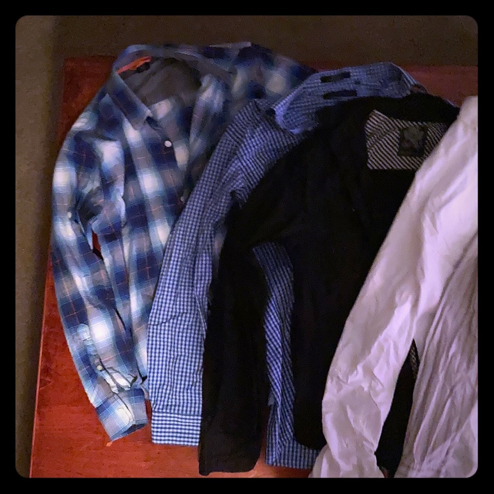 7 Boys 14-16 shirts Joseph Abboud, GAP, Amer Eagle